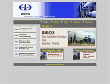 Tablet Screenshot of dieco.ir